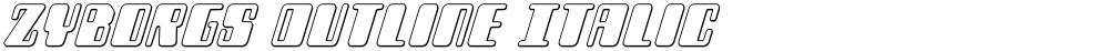 Zyborgs Outline Italic