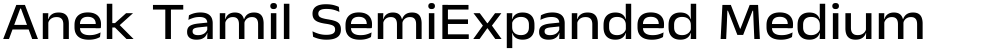 Anek Tamil SemiExpanded Medium