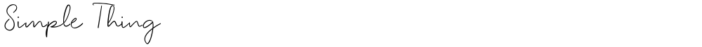Simple Thing