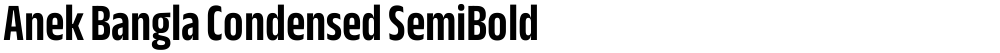 Anek Bangla Condensed SemiBold