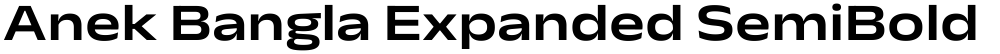Anek Bangla Expanded SemiBold