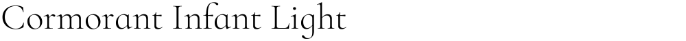 Cormorant Infant Light