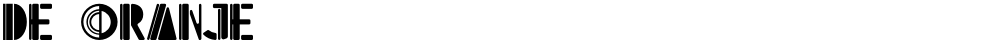 De Oranje