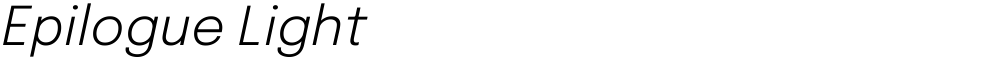 Epilogue Light