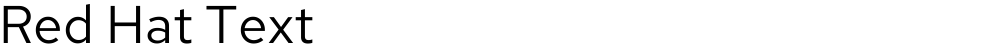Red Hat Text