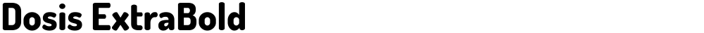 Dosis ExtraBold