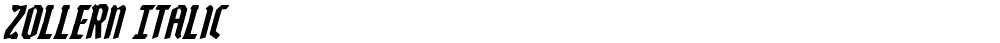 Zollern Italic