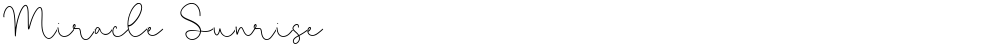 Miracle Sunrise