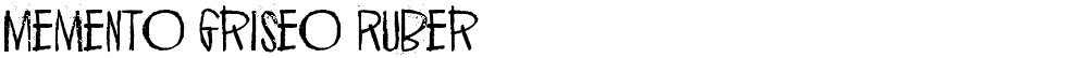 Memento Griseo Ruber