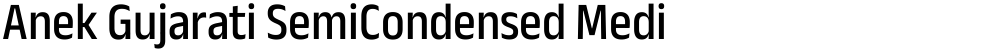 Anek Gujarati SemiCondensed Medium