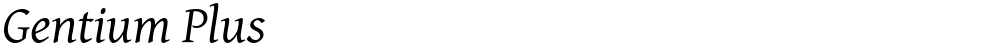 Gentium Plus