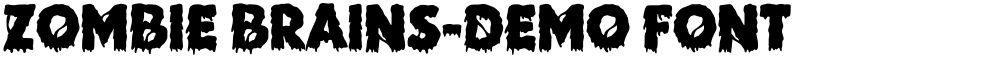 Zombie Brains-DEMO FONT