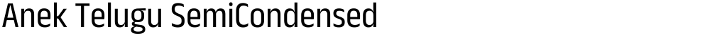 Anek Telugu SemiCondensed