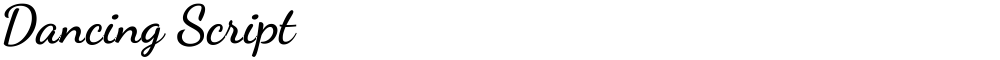 Dancing Script