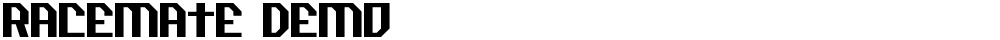 Racemate Demo