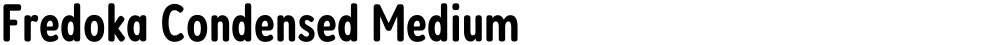 Fredoka Condensed Medium