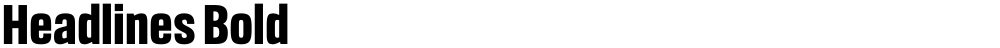 Headlines Bold