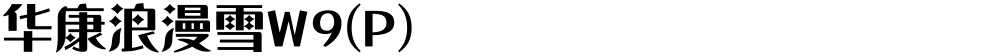 华康浪漫雪W9(P)