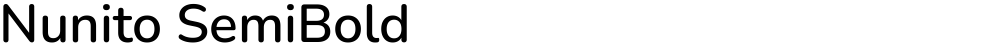 Nunito SemiBold