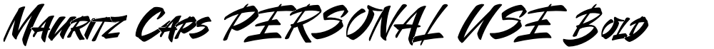 Mauritz Caps PERSONAL USE Bold
