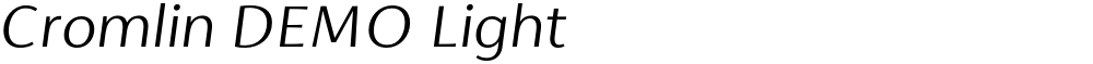 Cromlin DEMO Light