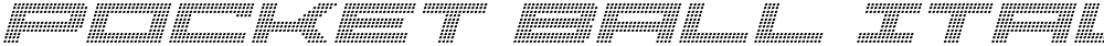 Pocket Ball Italic