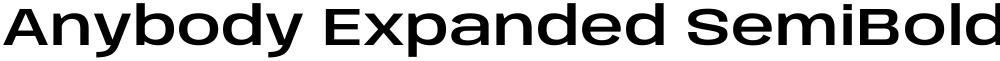 Anybody Expanded SemiBold