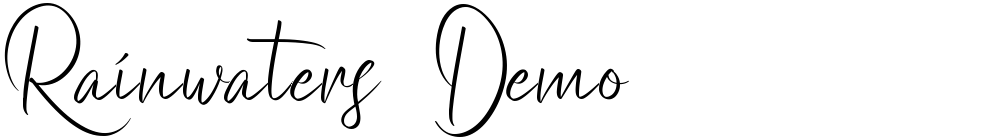 Rainwaters Demo