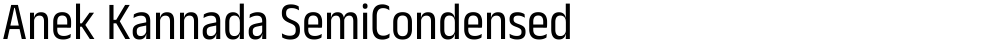 Anek Kannada SemiCondensed