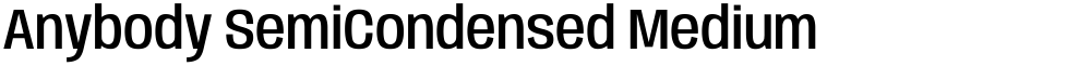 Anybody SemiCondensed Medium