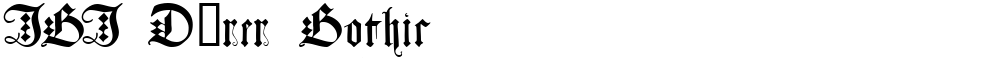 JGJ Dürer Gothic