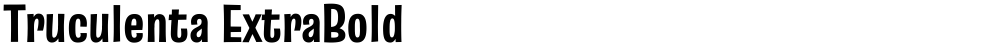 Truculenta ExtraBold
