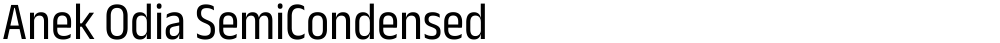 Anek Odia SemiCondensed