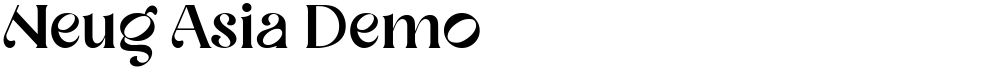 Neug Asia Demo