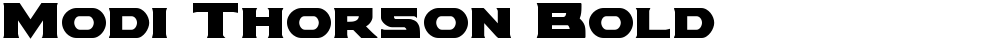 Modi Thorson Bold