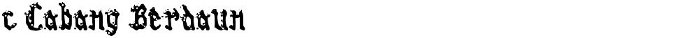 c Cabang Berdaun