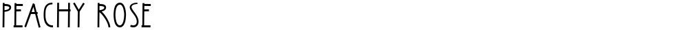 Peachy Rose
