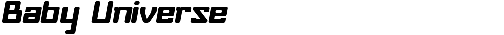 Baby Universe
