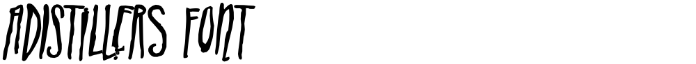 ADIstiLleRS Font
