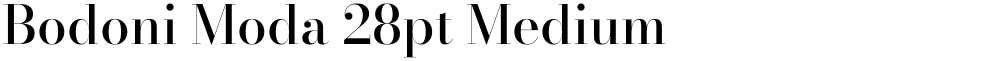 Bodoni Moda 28pt Medium