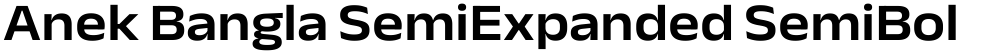 Anek Bangla SemiExpanded SemiBold