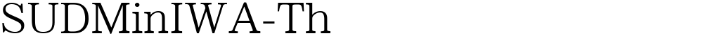 SUDMinIWA-Th