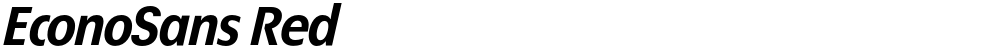 EconoSans Red