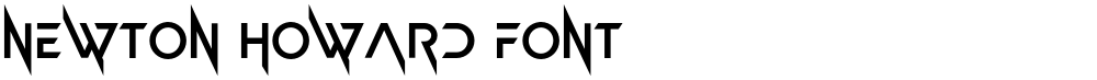 Newton Howard Font