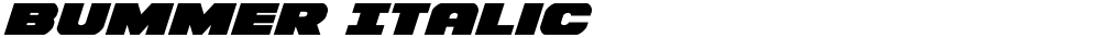 Bummer Italic