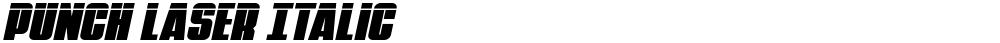 Punch Laser Italic