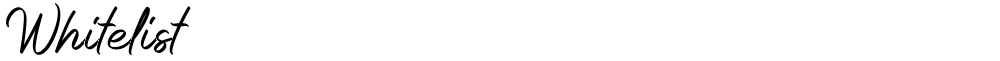 Whitelist