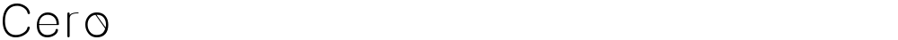 Cero