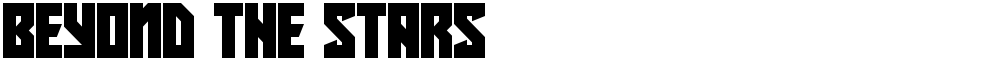 Beyond The Stars