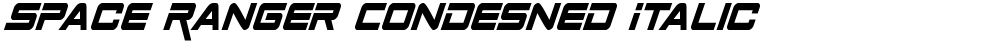 Space Ranger Condesned Italic